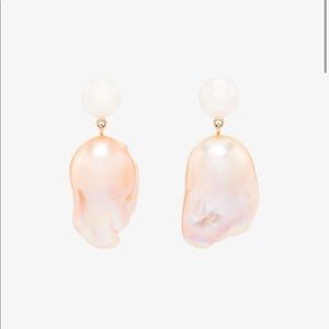 Sophie Bille Brahe 14k Pearl Earrings